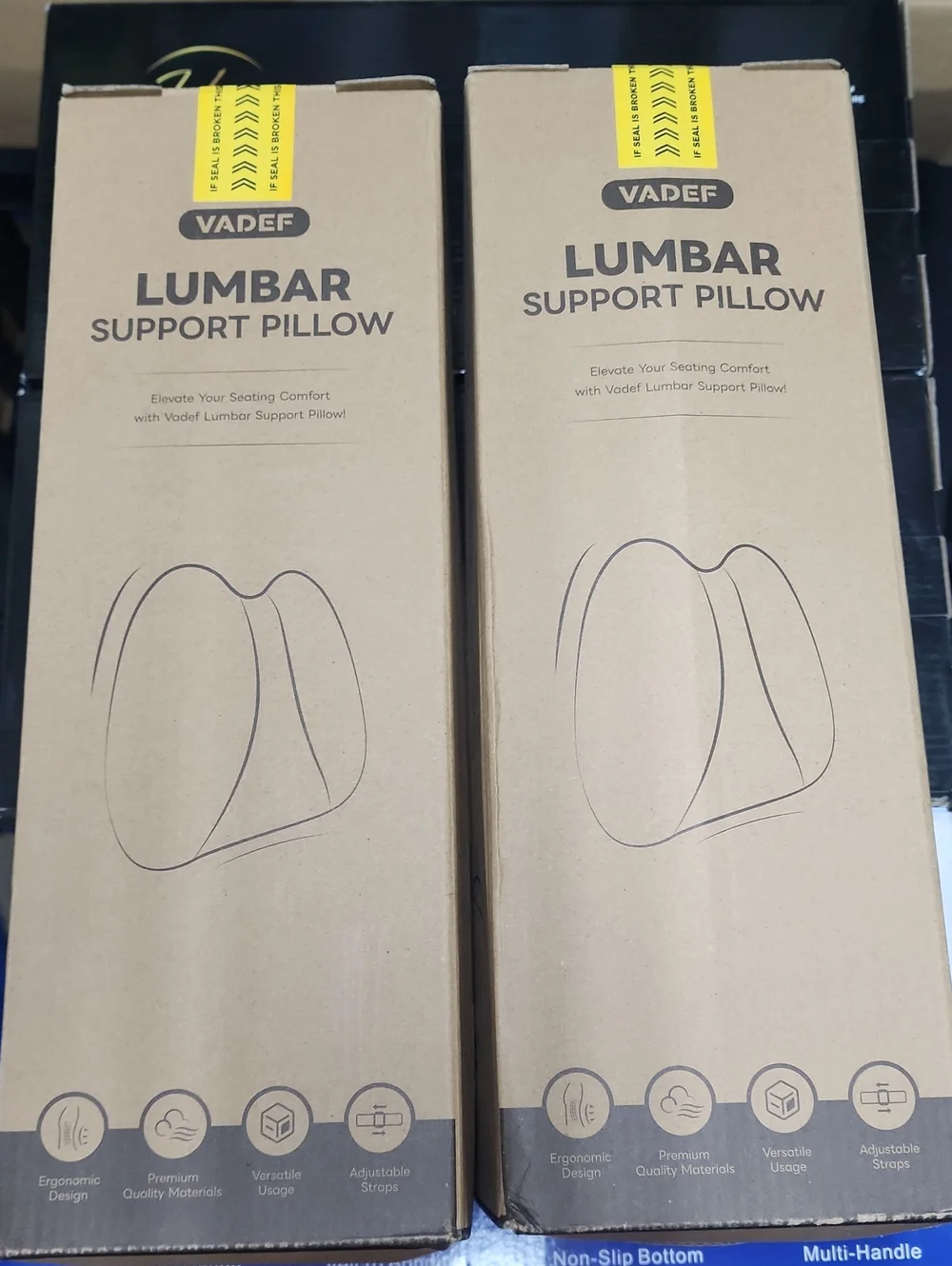 2 Vadef Lumbar Support Pillows